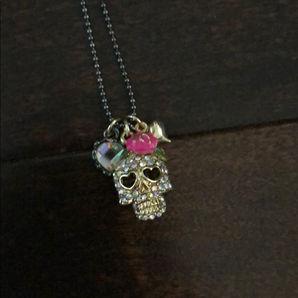 BetseyJohnson Skull Necklace